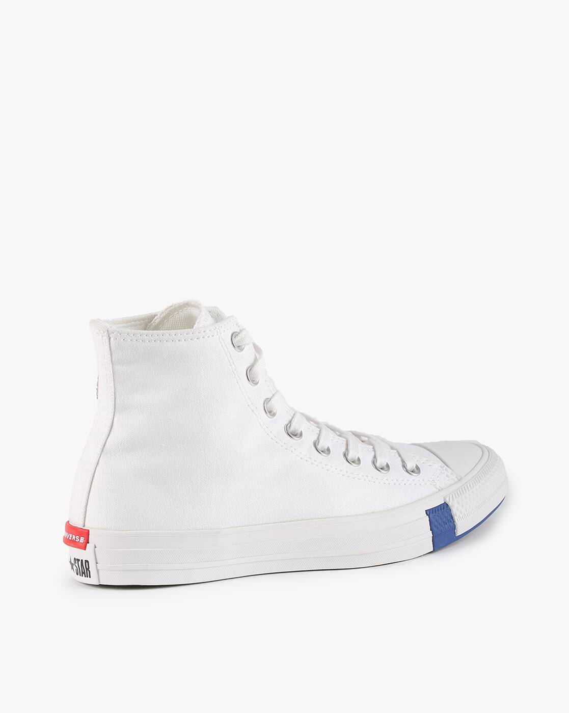 white high top canvas