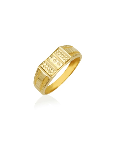 Men's Gold Finger Ring (MFR539)