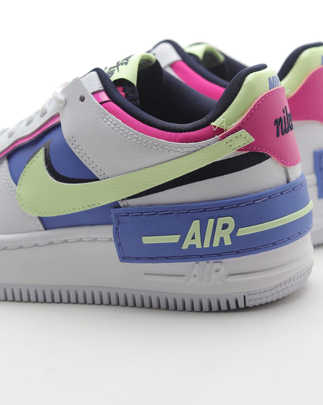 Shadow White Sapphire Air Force One Shadow Barely Volt Nike Air