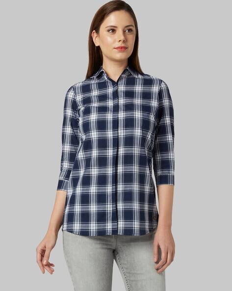 Blue Shirts for Women by PARK AVENUE 