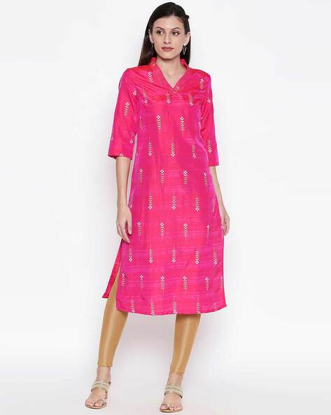 Buy Pink Kurtas for Women by Rangmanch by Pantaloons Online