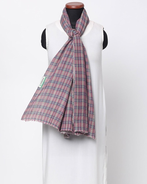 Checked Woolen Stole Price in India