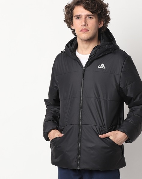adidas front zip hooded jacket