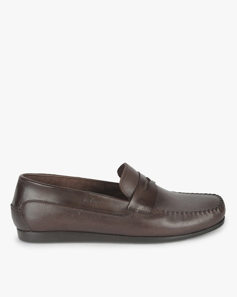 lee cooper loafers brown