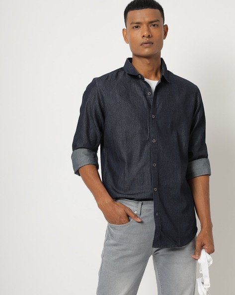 Men's Branded Denim Shirts at Best Price in New Delhi | Denim Mart  Enterprises