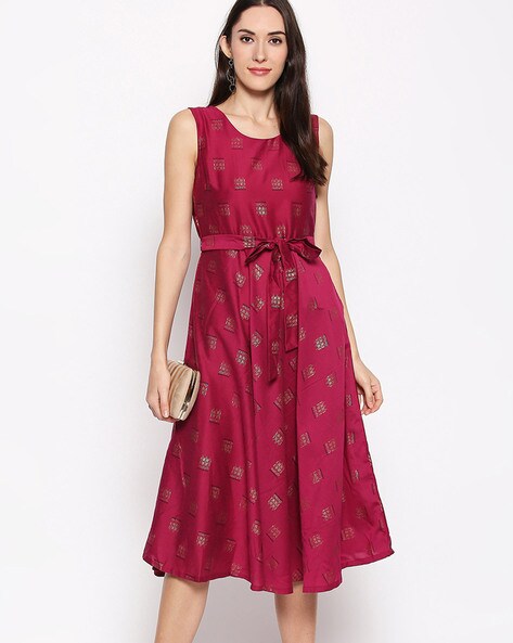 Buy Akkriti By Pantaloons Pink Printed Maxi dress Online at Low Prices in  India 