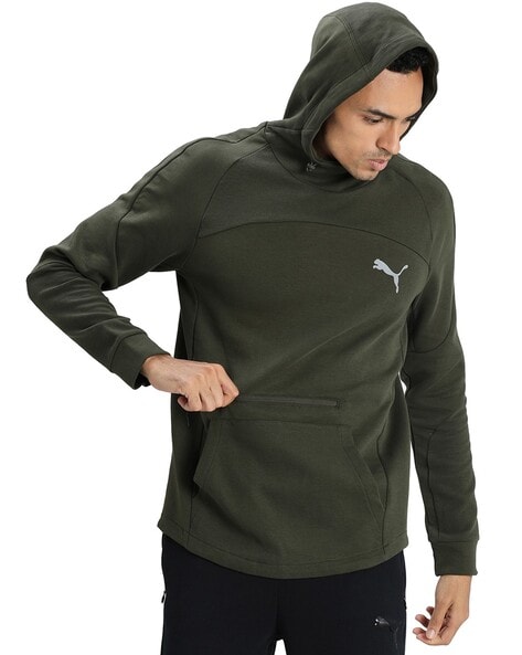 evostripe drycell slim fit men's hoodie