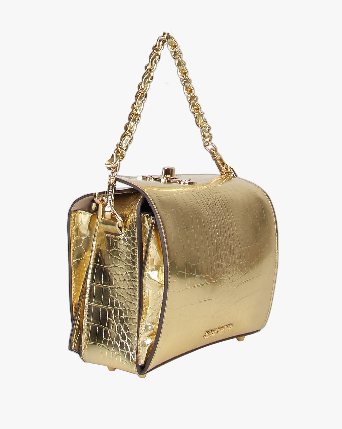 Designer Steve Madden BPauli shoulder bag 90s fashion gold bags