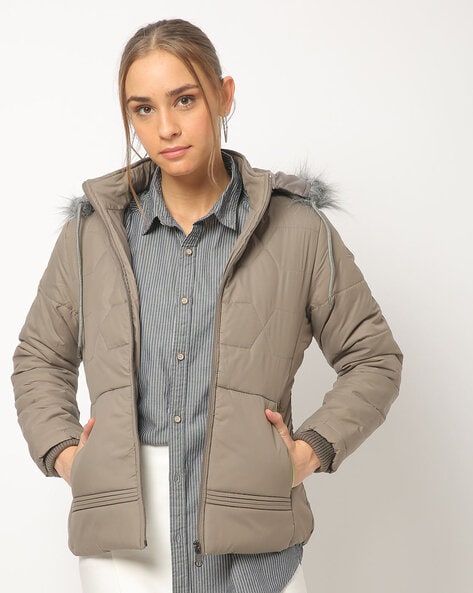 ladies short grey jackets