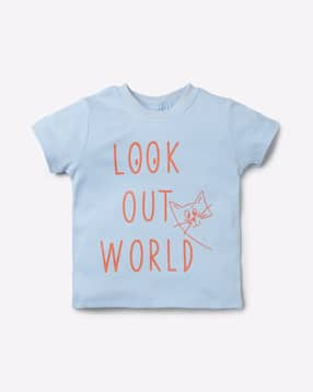 mini klub Graphic Print Crew-Neck T-shirt-picture-13