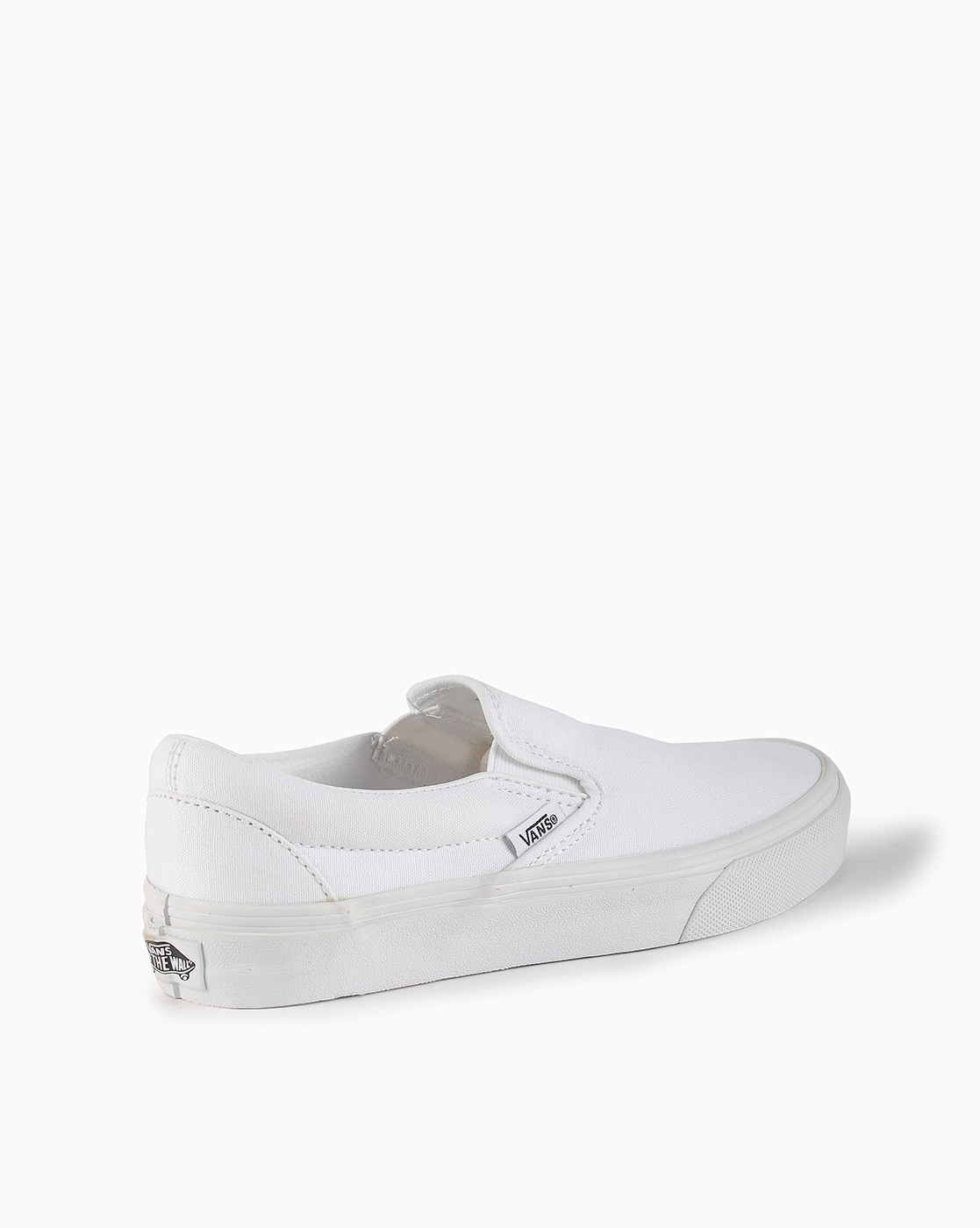 Witte slip on discount vans