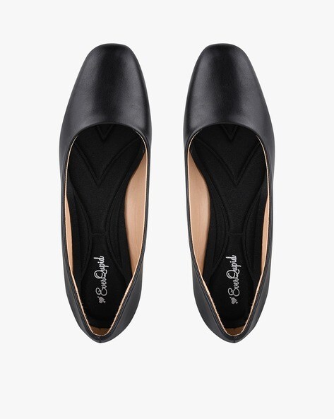 Buy Black Heeled Shoes for Women by Everqupid Online