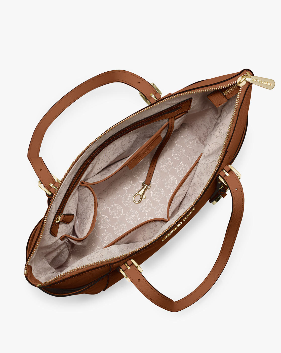 Michael Kors Outlet: Michael Jet-Set bag in grained leather