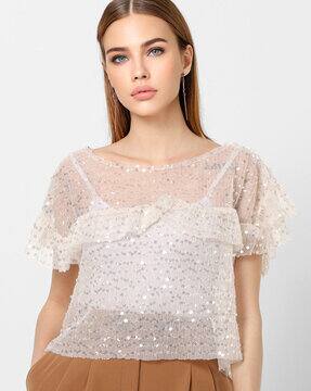only sequin top