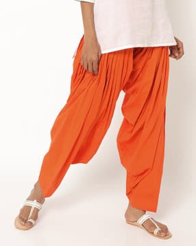 Mid-Rise Patiala with Drawstring Waistband-image-44