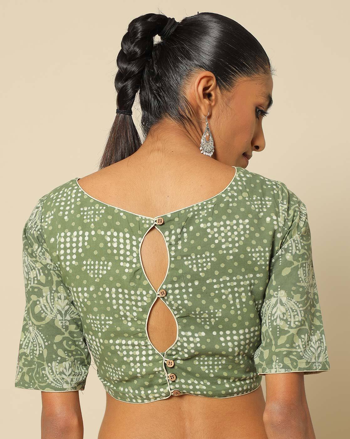 Buy Green Blouses for Women by Indie Picks Online | Ajio.com