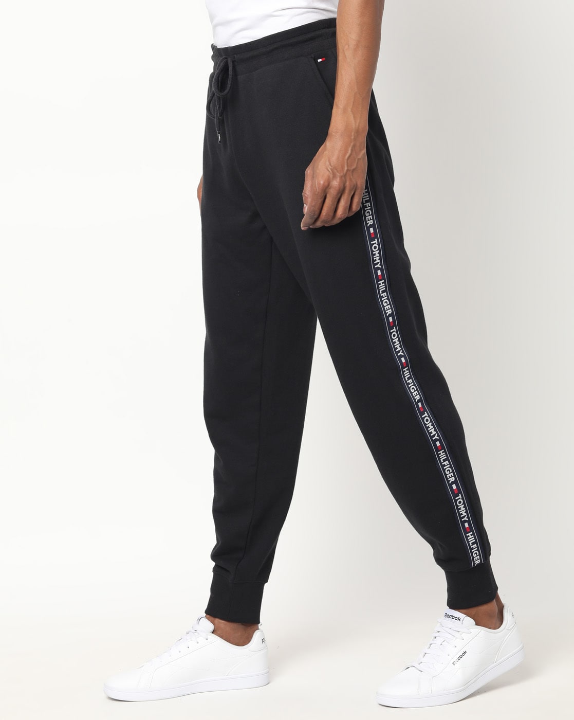 black tommy hilfiger tracksuit bottoms
