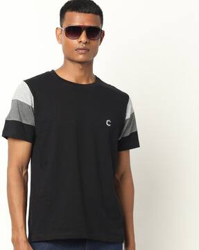 Buy Navy Blue Tshirts for Men by 