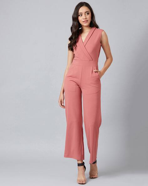 pink formal jumpsuits
