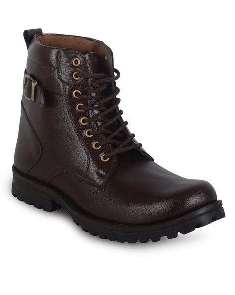 mens leather boots online india