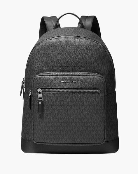 Michael Kors Large Jaycee Abbey Backpack School Bag Black MK Signature  196163108964 | eBay