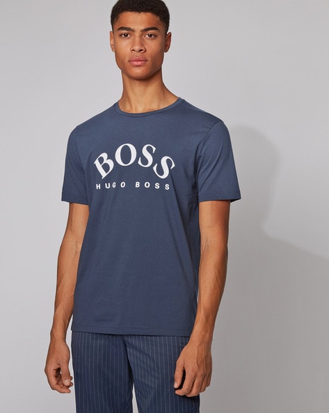 hugo boss navy blue t shirt