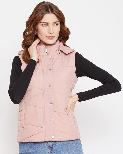 Cantabil Dark Pink Women's Jacket