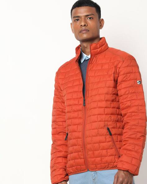 rust padded jacket