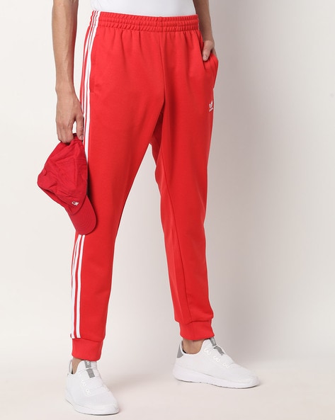 Men's Adidas Slim 3S Sweatpants  Red adidas pants, Mens activewear, Adidas  men