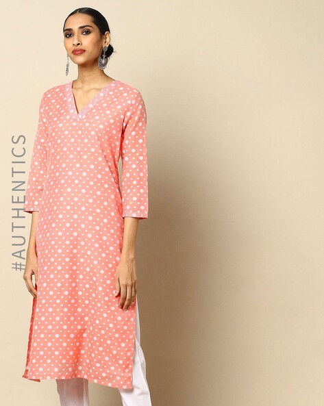 Buy Multicolored Kurtis & Tunics for Women by GOSRIKI Online | Ajio.com