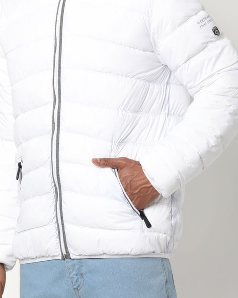 mens lightweight white jacket