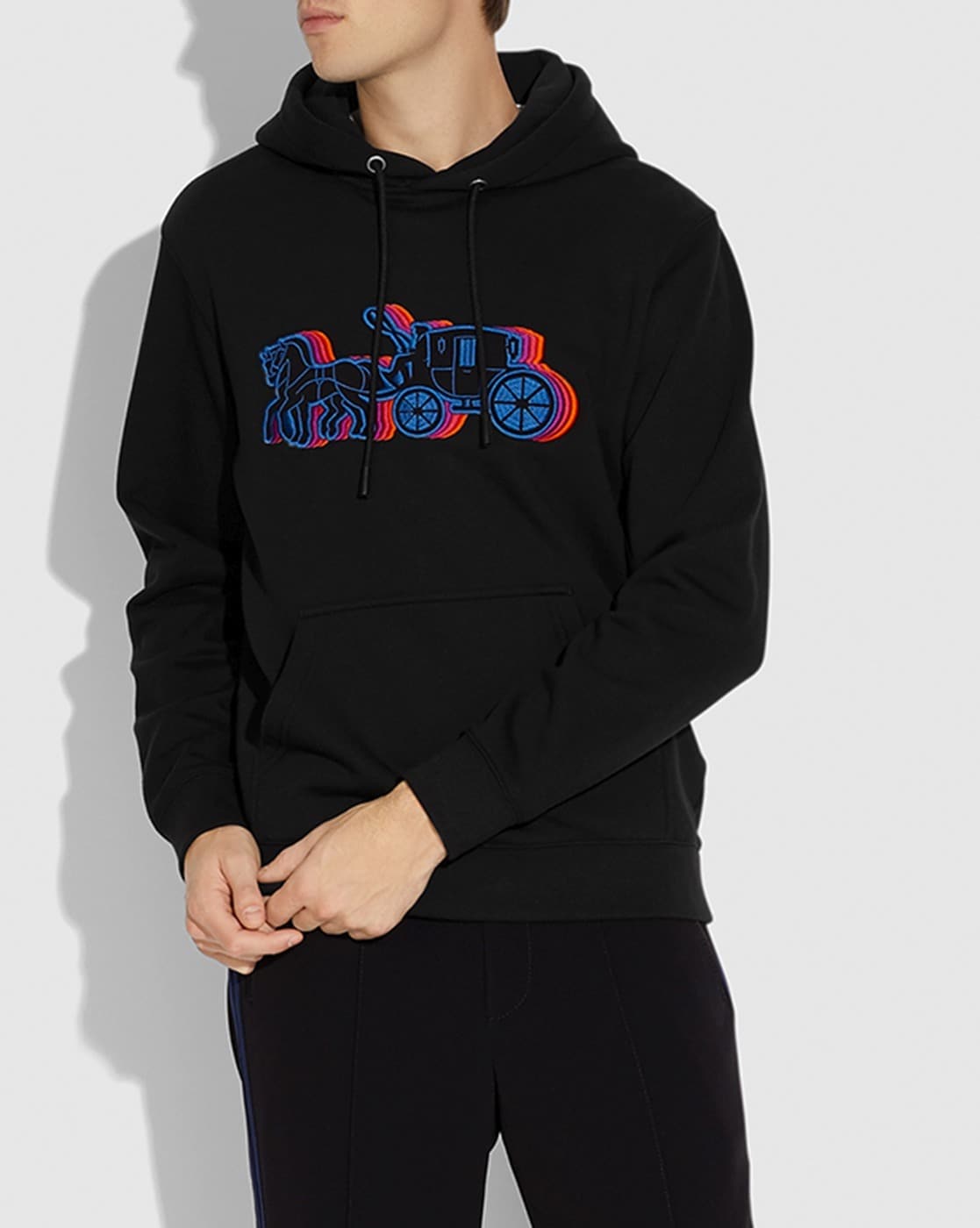 Buy Black Sweatshirt Hoodies for Men by Coach Online Ajio