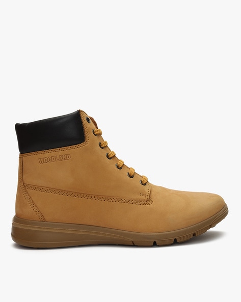 Buy Yellow Boots for Men by WOODLAND Online | Ajio.com