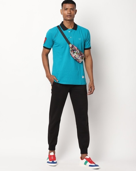 Buy Polo T-shirt + Jogger Combo Set Online in India -Beyoung