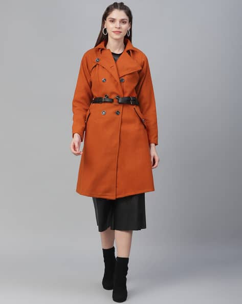 orange mac coat