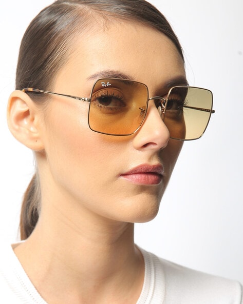 Buy Gold-Toned Sunglasses for Women by Ray Ban Online 