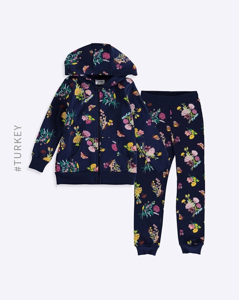 floral print hoodie