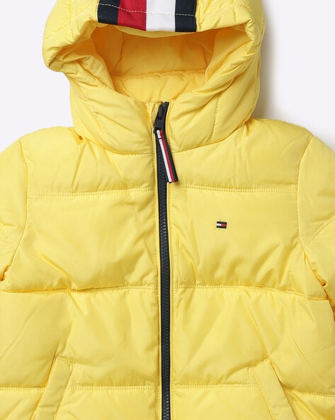 Tommy hilfiger yellow hot sale bomber jacket