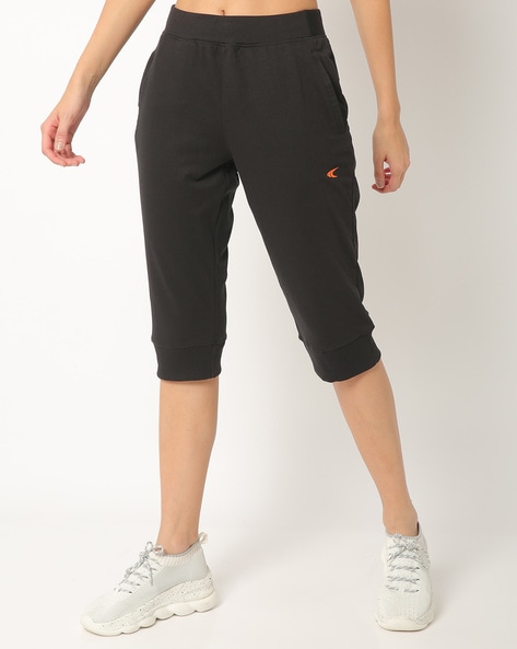 Shop Three Quarter Pants with Elasticised Hem Online  Max UAE
