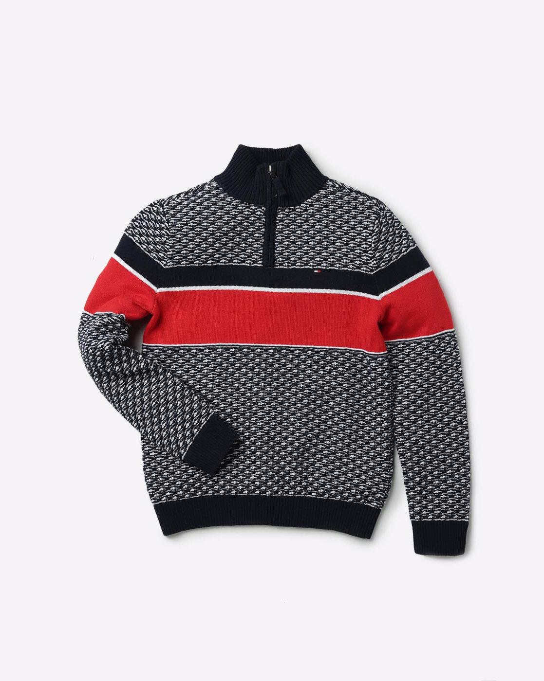 tommy hilfiger sweater with zipper