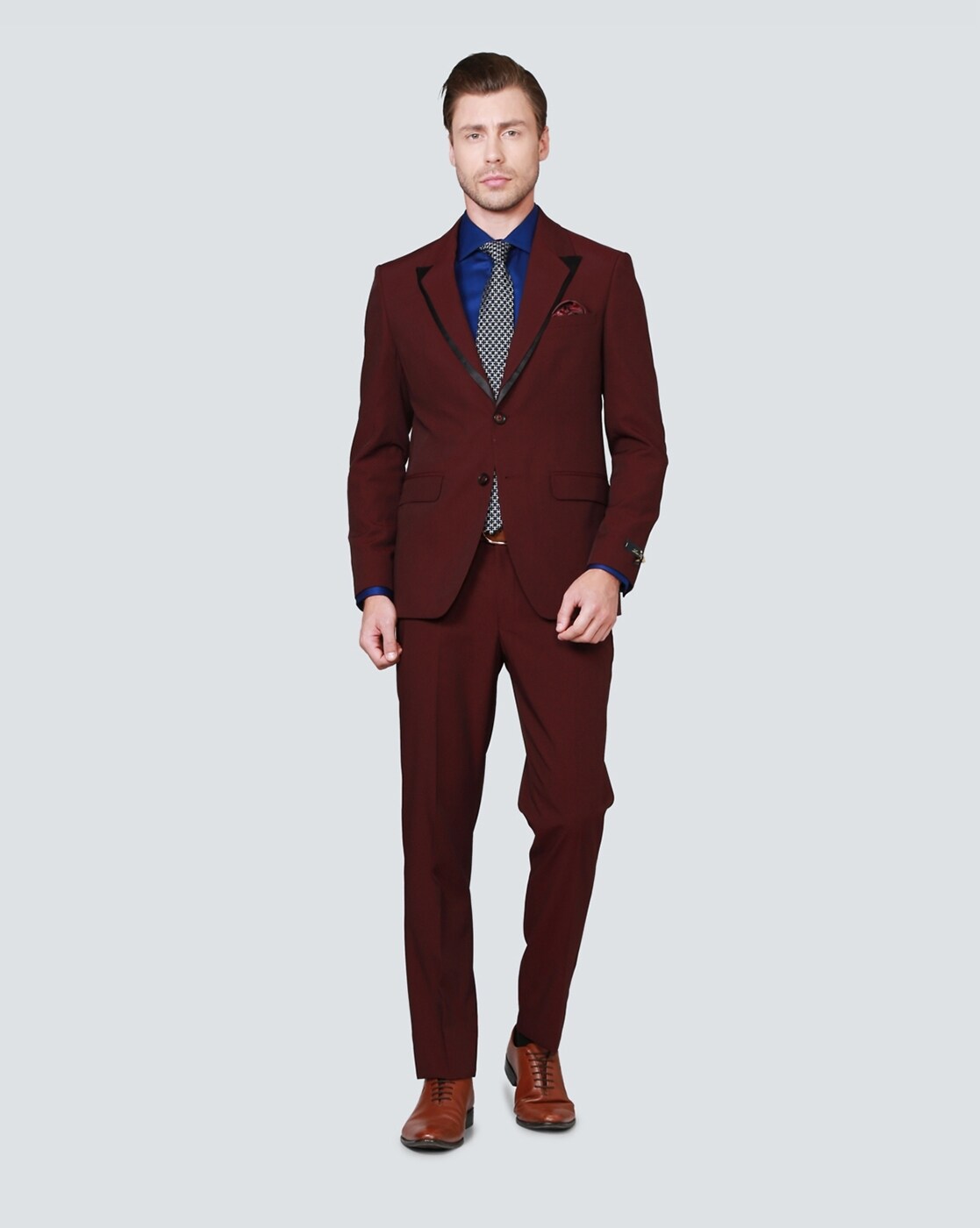 louis philippe maroon suit