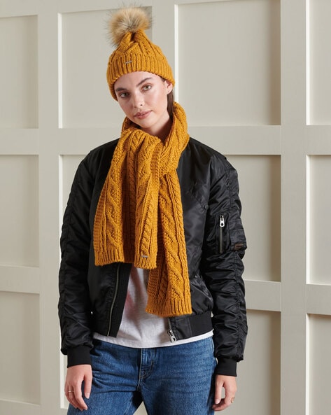 Lannah Cable Knit Scarf Price in India