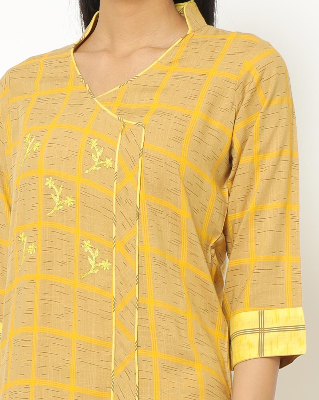 Buy Yellow Kurta Suit Sets for Women by Mishor Online