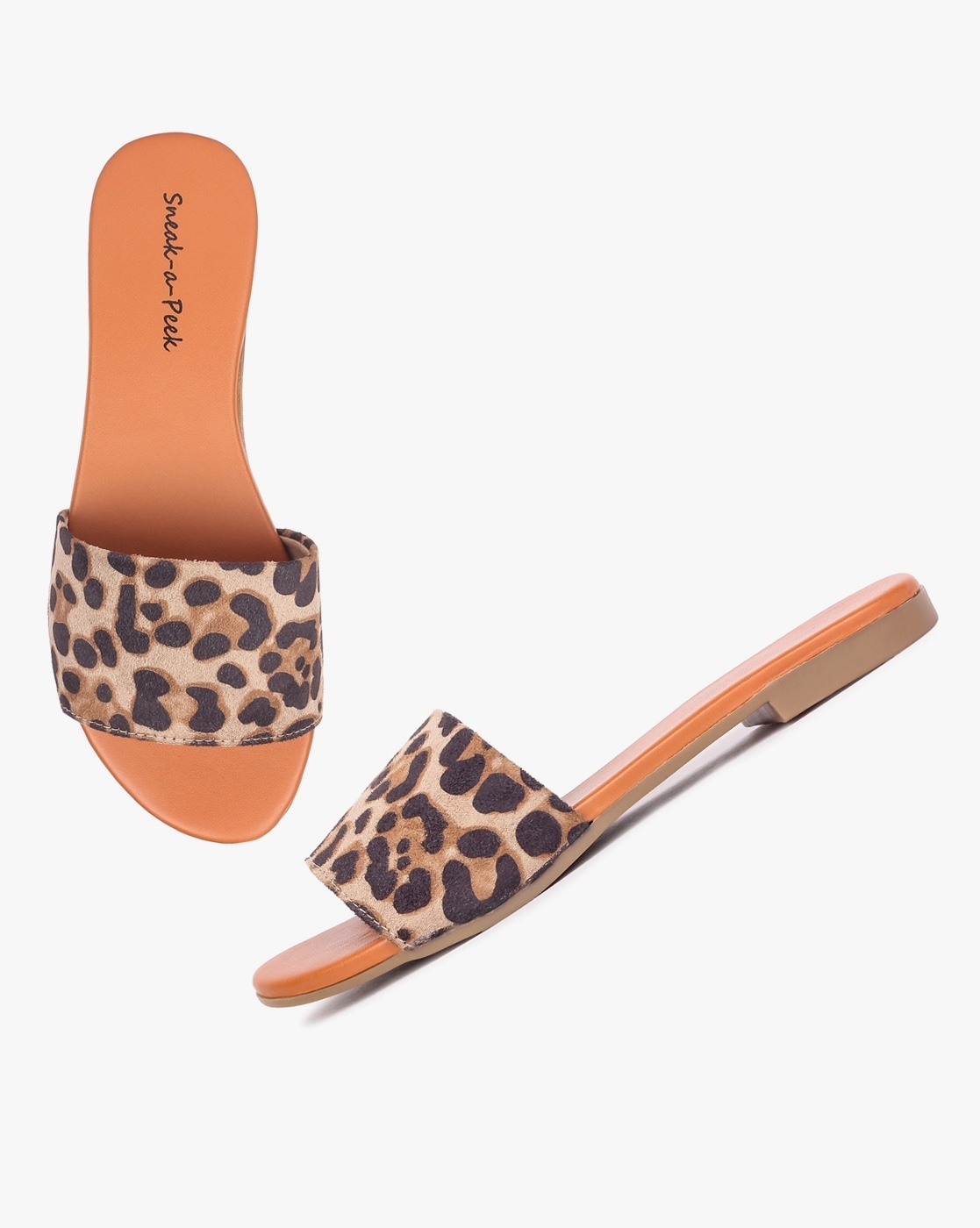 Buy Leopard Print Flat Sandals for Women by CLARKS Online | Ajio.com