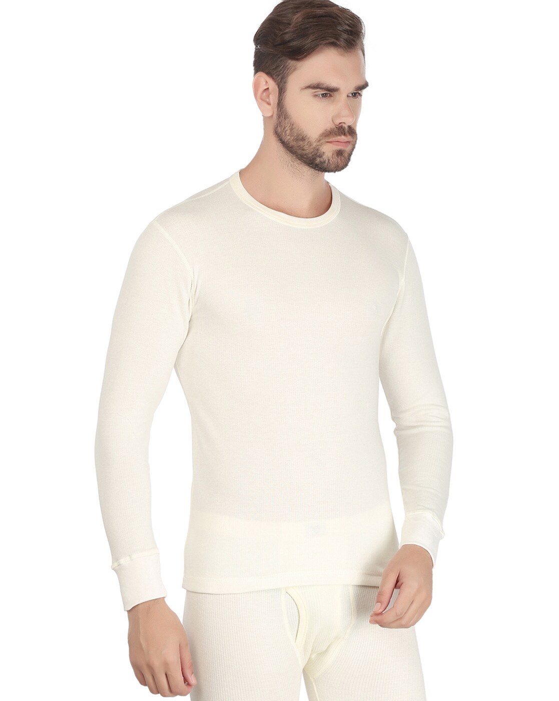 Buy White Thermal Wear for Men by Macroman M series Online Ajio