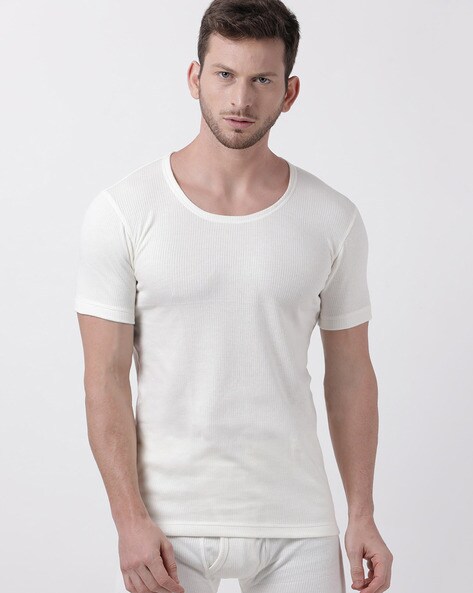 Buy White Thermal Wear for Men by Macroman M series Online Ajio