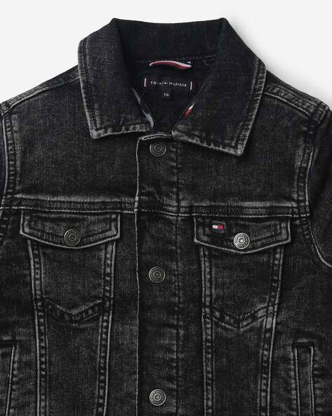 Tommy hilfiger boys hot sale denim jacket