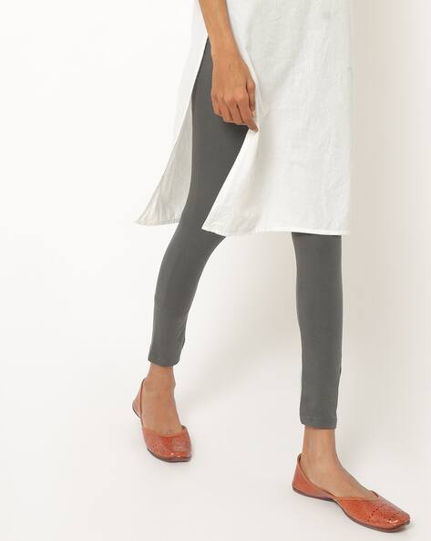 Ankle-Length Leggings with Elasticated Waist
