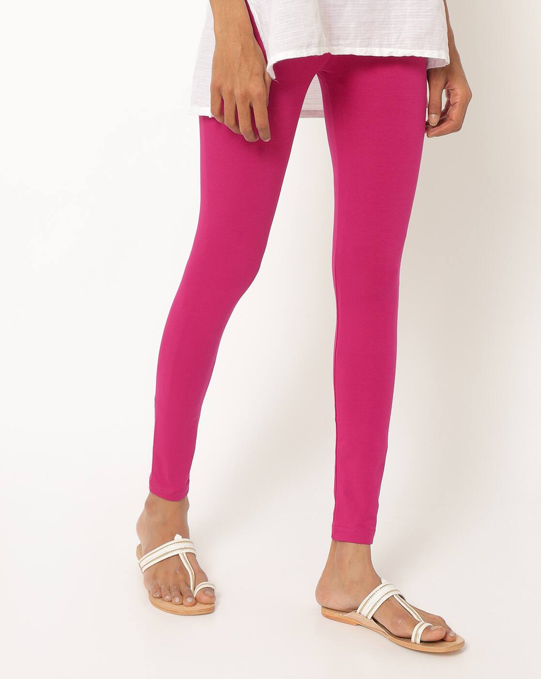 Buy Pink Churidars \u0026 Leggings for Women 