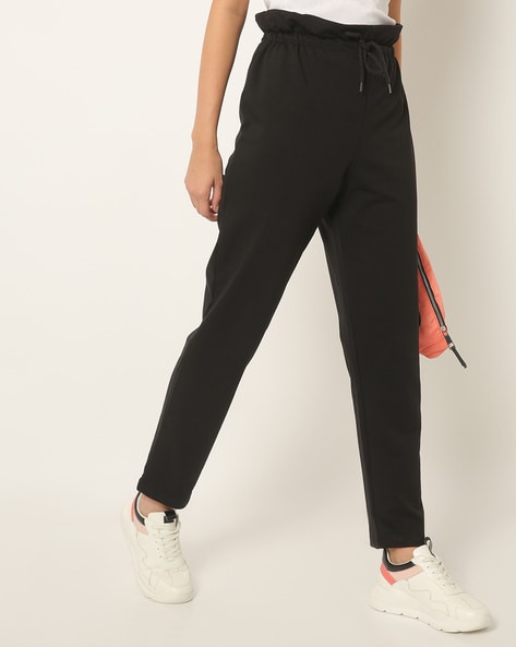 Miss Selfridge oring paper bag trouser in black  ASOS